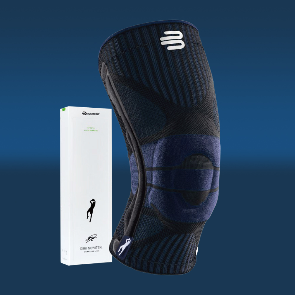 Bauerfeind Dirk Nowitzki Signature Line Sports Compression Knee Support